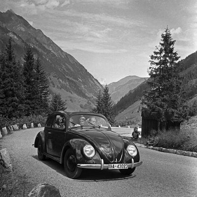 Exploring the Countryside in a Volkswagen Beetle, Germany, 1939, Photograph-DYV-1112157