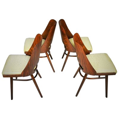 Expo 58 Dining Chairs by Oswald Haerdtl for Ton, 1950s, Set of 4-TZ-762538