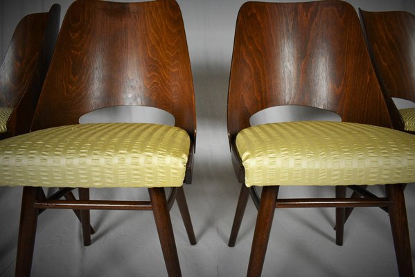 Expo 58 Dining Chairs by Oswald Haerdtl for Ton, 1950s, Set of 4-TZ-1231991