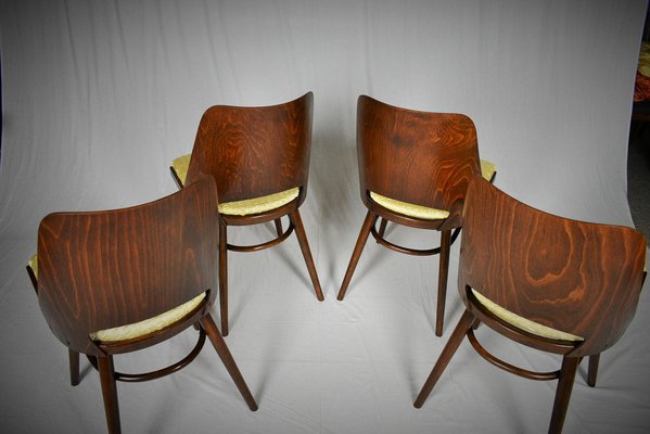 Expo 58 Dining Chairs by Oswald Haerdtl for Ton, 1950s, Set of 4-TZ-1231991