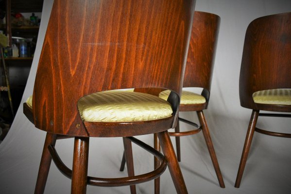 Expo 58 Dining Chairs by Oswald Haerdtl for Ton, 1950s, Set of 4-TZ-762538