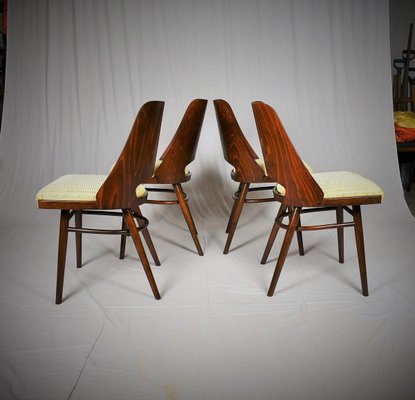 Expo 58 Dining Chairs by Oswald Haerdtl for Ton, 1950s, Set of 4-TZ-762538