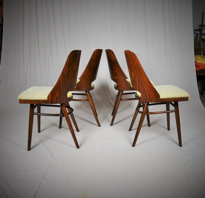 Expo 58 Dining Chairs by Oswald Haerdtl for Ton, 1950s, Set of 4-TZ-1231991