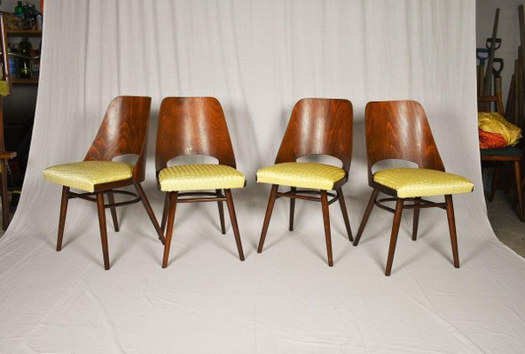 Expo 58 Dining Chairs by Oswald Haerdtl for Ton, 1950s, Set of 4-TZ-762538