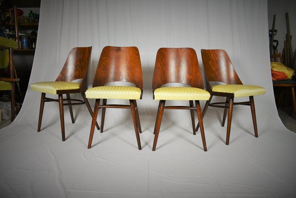 Expo 58 Dining Chairs by Oswald Haerdtl for Ton, 1950s, Set of 4-TZ-1231991