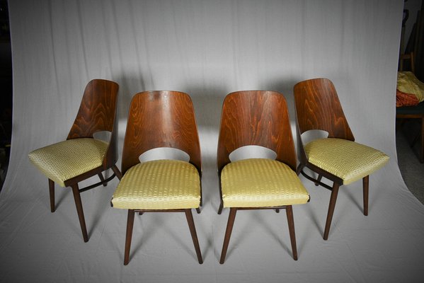 Expo 58 Dining Chairs by Oswald Haerdtl for Ton, 1950s, Set of 4-TZ-1231991