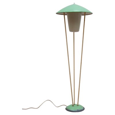 Expo 58 Green Mushroom Floor Lamp from BEGA, 1950-KL-1481371