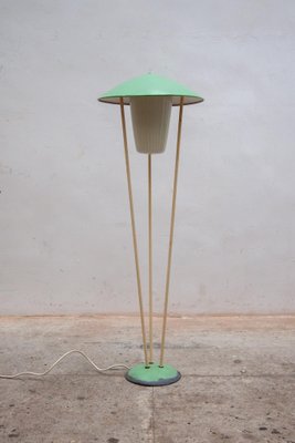 Expo 58 Green Mushroom Floor Lamp from BEGA, 1950-KL-1481371