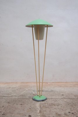 Expo 58 Green Mushroom Floor Lamp from BEGA, 1950-KL-1481371