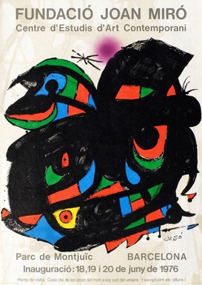 Expo 76 Poster Fundacio Joan Miro by Joan Miro-FMZ-959521