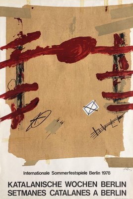 Expo 78 Poster, Setmanes Catalanes a Berlin, Antoni Tàpies-FMZ-948337