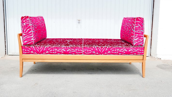 Extendable Beechwood Daybed Sofa, 1970s-KK-1358226