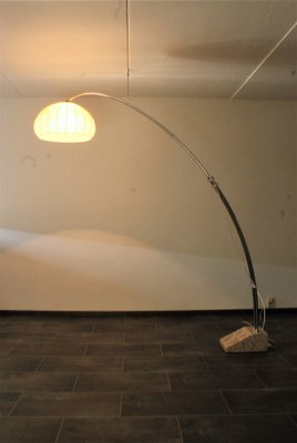 Extendable Bow Floor Lamp with Marble Base from Hustadt Leuchten, 1960s-IV-1702225