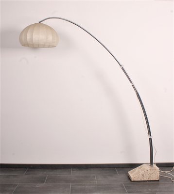 Extendable Bow Floor Lamp with Marble Base from Hustadt Leuchten, 1960s-IV-1702225