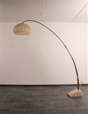 Extendable Bow Floor Lamp with Marble Base from Hustadt Leuchten, 1960s-IV-1702225