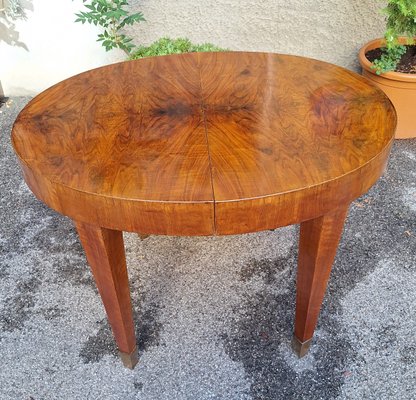 Extendable Dining Table in Walnut by Gio Ponti, 1930s-OHK-2020722