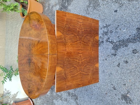 Extendable Dining Table in Walnut by Gio Ponti, 1930s-OHK-2020722