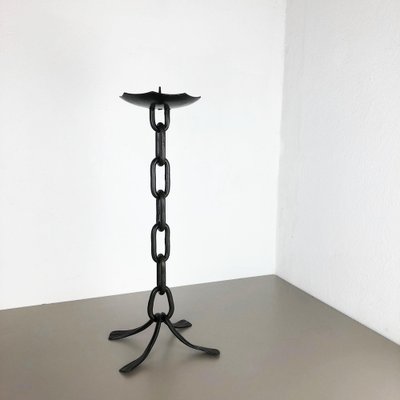 Extra Large Brutalist Sculptural Metal Candleholder, Austria-QZ-1053249