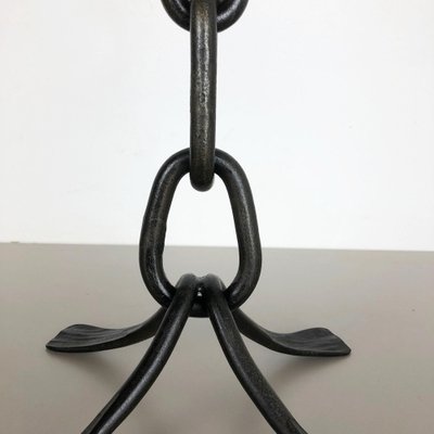 Extra Large Brutalist Sculptural Metal Candleholder, Austria-QZ-1053249