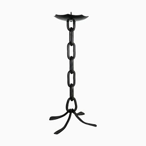 Extra Large Brutalist Sculptural Metal Candleholder, Austria-QZ-1053249