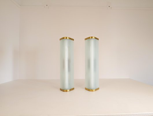 Extra-Large Mid-Century Modern Wall Lamps Attributed to Asea, Set of 2-UYK-1011369