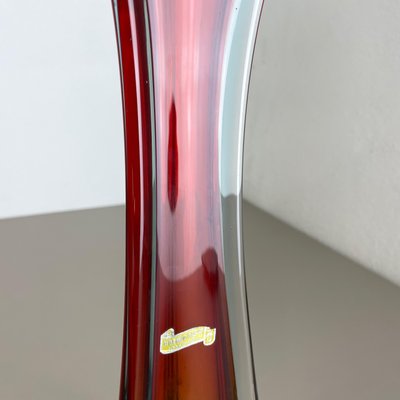 Extra Large Multi-Color Murano Glass Sommerso Vase, Italy, 1970s-QZ-1109917