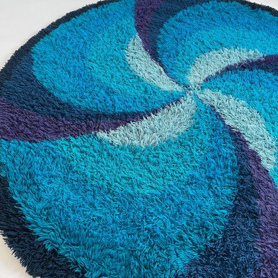 Extra Large Scandinavian High Pile Rya Rug by Ege Taepper, 1970s-QZ-1134011