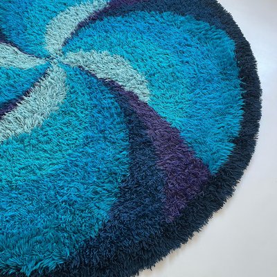 Extra Large Scandinavian High Pile Rya Rug by Ege Taepper, 1970s-QZ-1134011