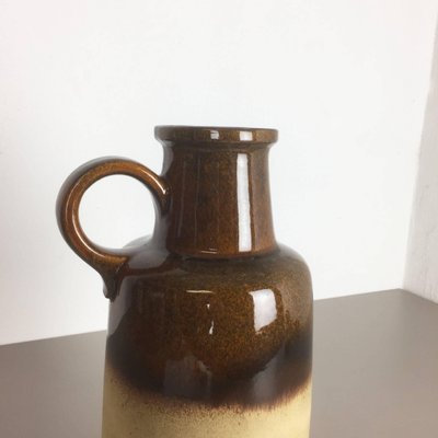 Extra Large Vintage Fat Lava Pottery Vase from Scheurich, Germany, 1970s-QZ-1153790