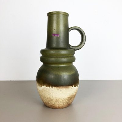 Extra Large Vintage Pottery Fat Lava Vase from Scheurich, Germany, 1970s-QZ-1130162