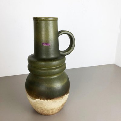 Extra Large Vintage Pottery Fat Lava Vase from Scheurich, Germany, 1970s-QZ-1130162