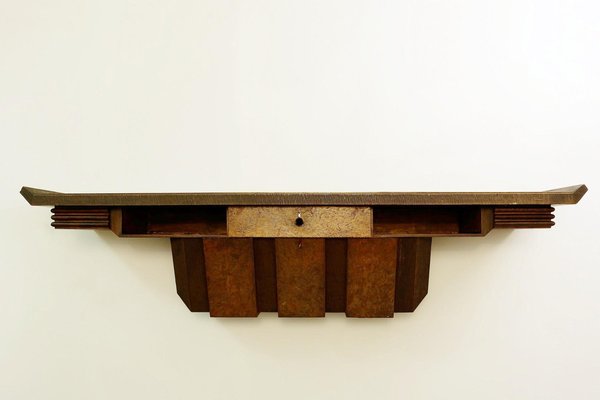 Extra Large Wood Console by Pier Luigi Colli, Italy, 1950s-FGA-922672