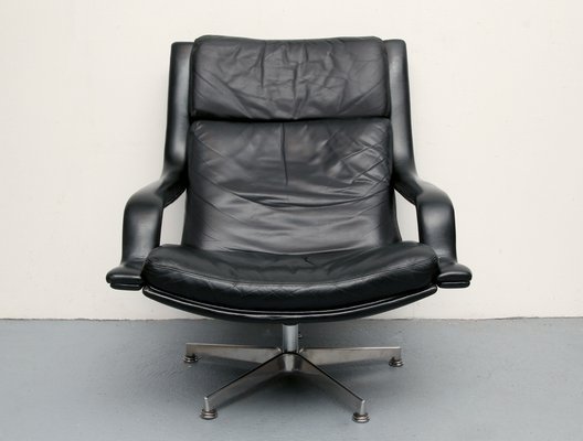 F-140 Leather Armchair by Geoffrey Hartcout for Artifort by Geoffrey Harcourt, 1970s-PF-1178007