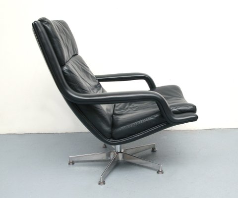 F-140 Leather Armchair by Geoffrey Hartcout for Artifort by Geoffrey Harcourt, 1970s-PF-1178007