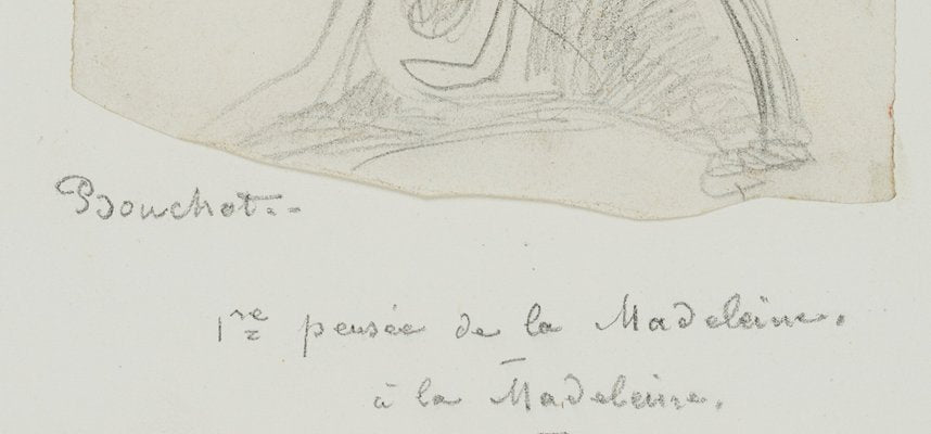 F. Bouchot, Penitent Mary Magdalene, 19th-Century, Pencil-OJR-1273483