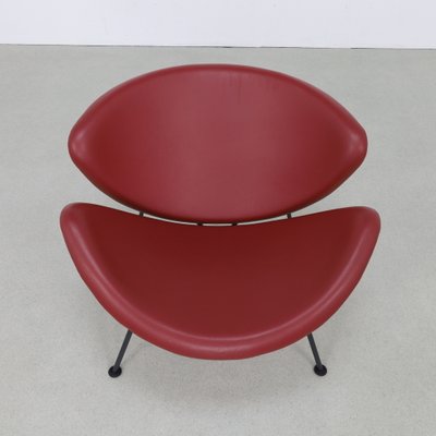 F437 Lounge Chair in Leather by Pierre Paulin for Artifort-RZV-2042184