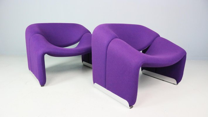 F598 Groovy Armchairs attributed to Pierre Paulin for Artifort, 1990s, Set of 2-DT-2026205