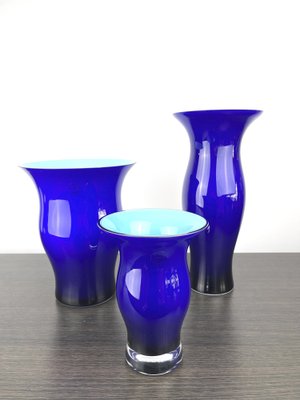 FA Murano Glass Vases by Carlo Nason, Set of 3-QRT-1773650