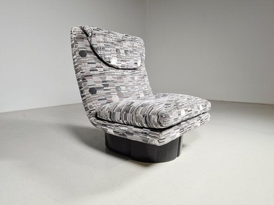 Fabric and Fiberglass Comfort Armchair by T. Ammannati & G.P. Vitelli, Italy, 1970s-UJI-1359943