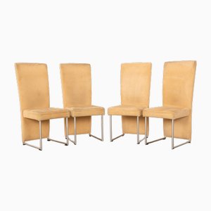 Fabric Chairs in Cream & Beige from Rolf Benz, Set of 4-RQW-2034105