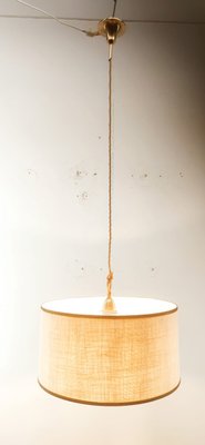 Fabric Suspension Light with Gold Silk Cord-QLH-1175103