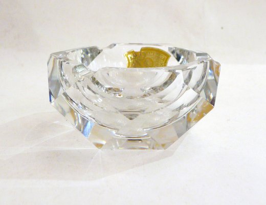 Faceted Crystal Ashtray from Val-St-Lambert, 1960s-RNR-1186395