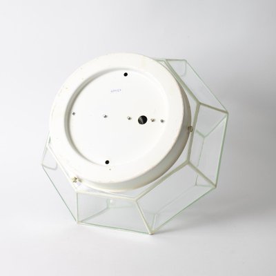 Faceted Glass Wall or Ceiling Lamp from Glashütte Limburg, 1980s-IXK-1354522