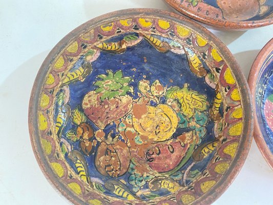 Faience Plates, Portugal, 20th Century, Set of 3-UR-1734471