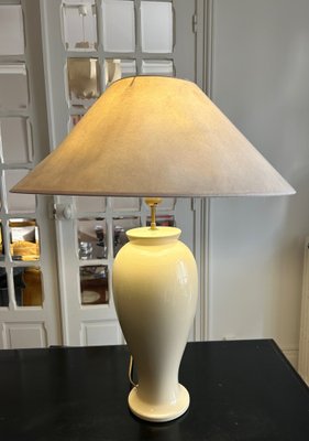 Faience Table Lamp from Luneville, 1980s-AVC-1786347