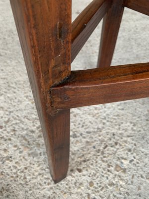 Farmhouse Barstool on Tripod Legs, 1930s-OJT-1794578