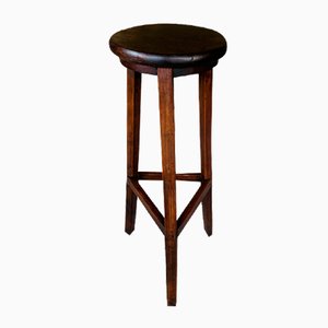 Farmhouse Barstool on Tripod Legs, 1930s-OJT-1794578