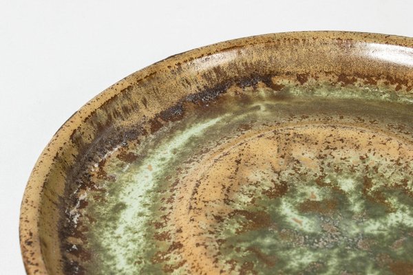 Farsta Platter in Stoneware by Wilhelm Kåge for Gustavsberg, 1940s-NL-1791231