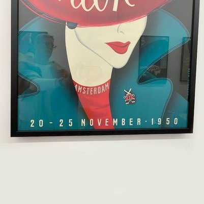 Fashion Week Poster by Reyn Dirksen, Netherlands, 1950s-GG-1420127