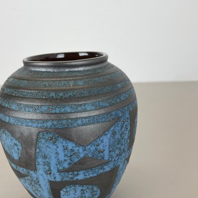 Fat Lava Ceramic Ankara Vase attributed to Heinz Siery Carstens Tönnieshof, Germany, 1960s-QZ-1814998